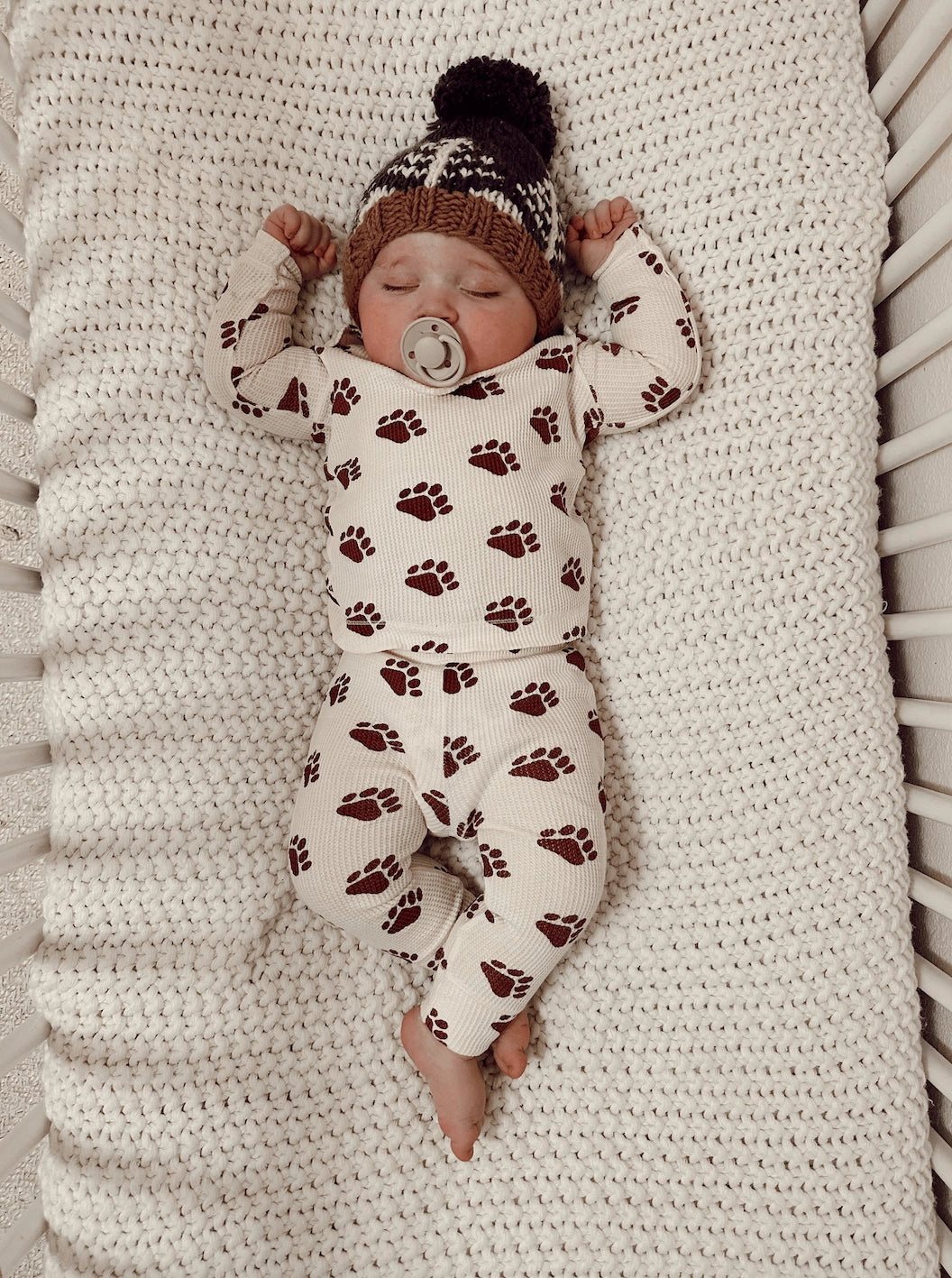 PAW WAFFLE 2 PIECE SET