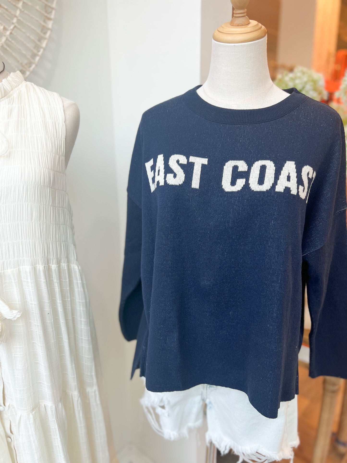 NAVY EAST COAST SWEATER