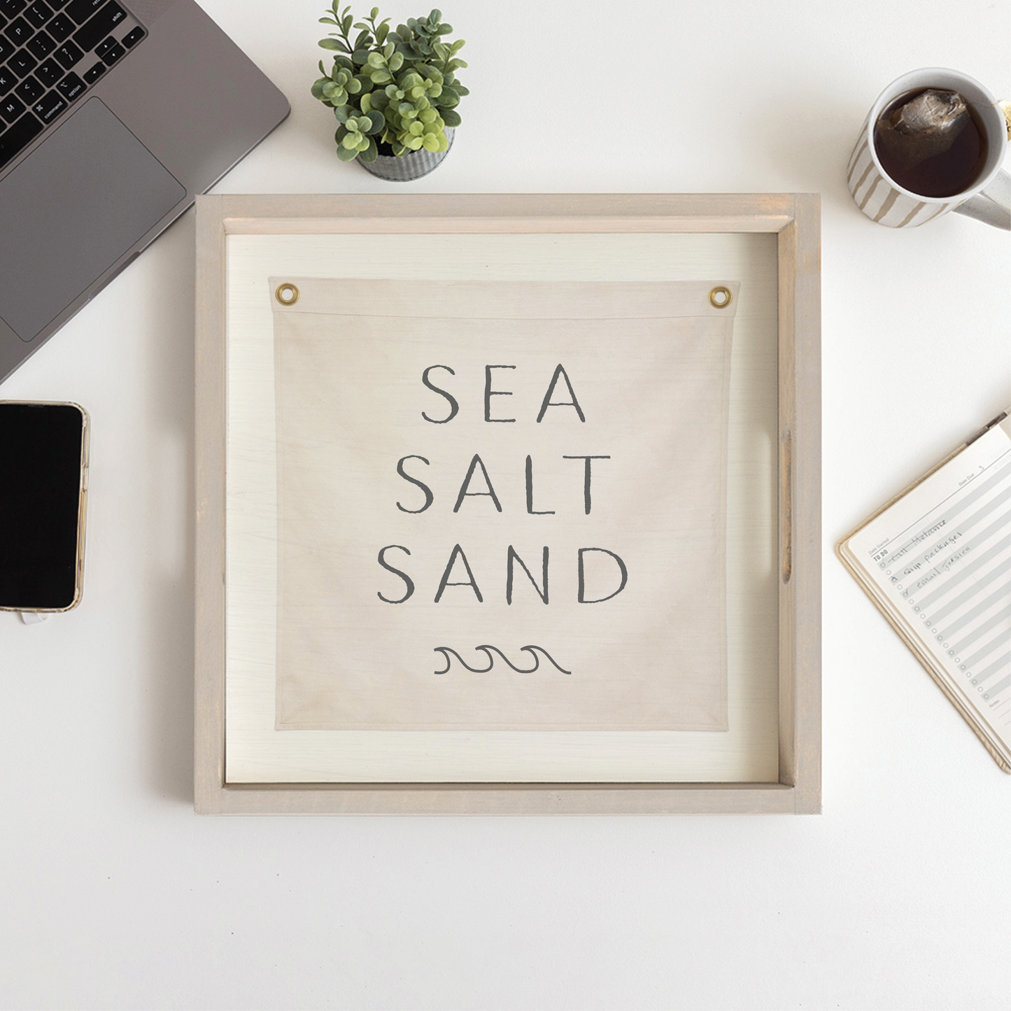 Sea Salt Sand Serving Tray