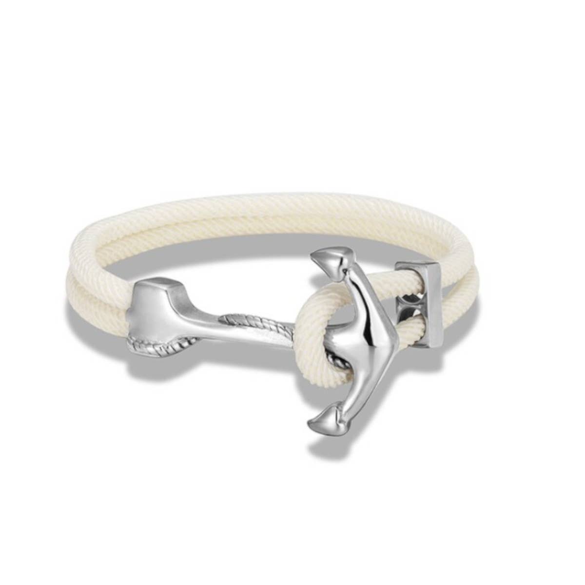 Anchor Rope Bracelet - Off White