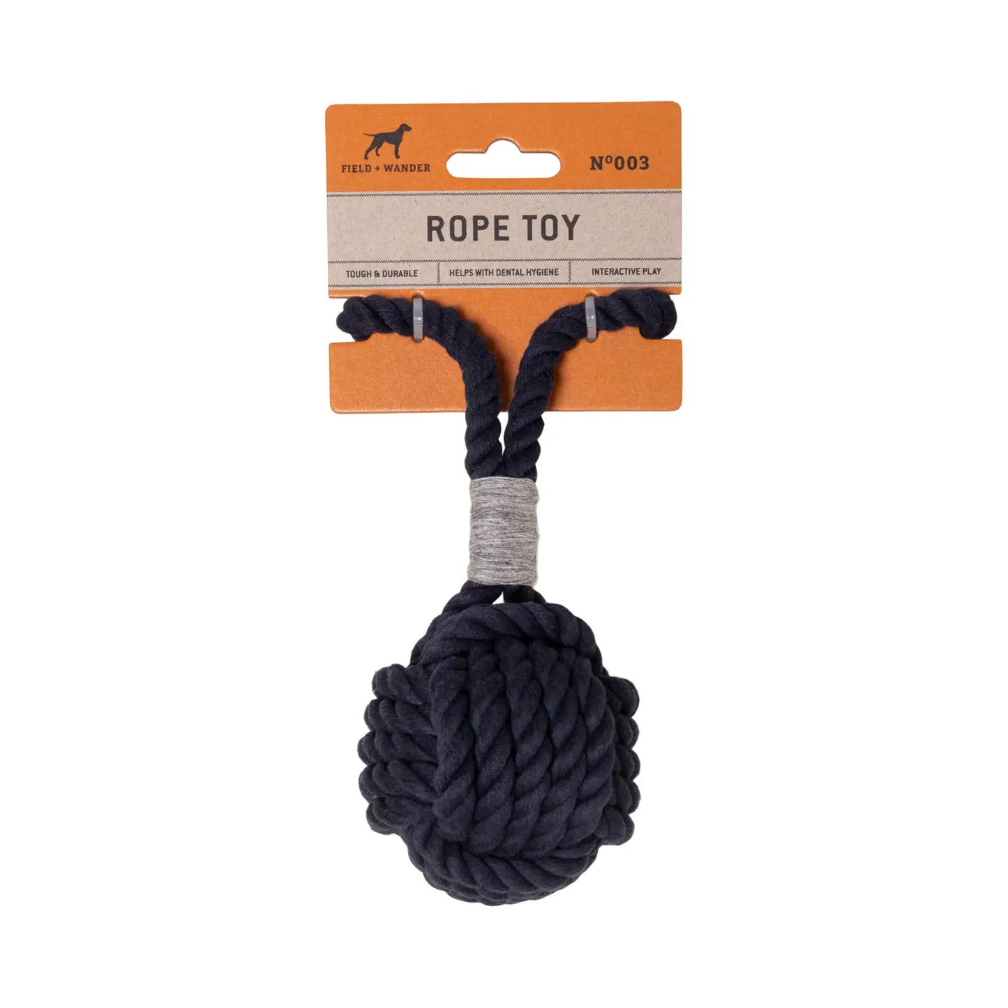 NAVY ROPE DOG TOY