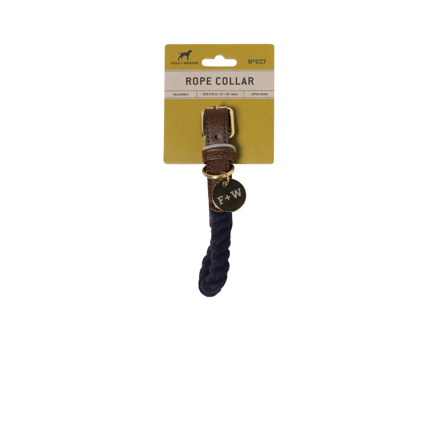 SMALL NAVY DOG COLLAR