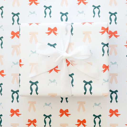 HOLIDAY BOWS WRAPPING PAPER