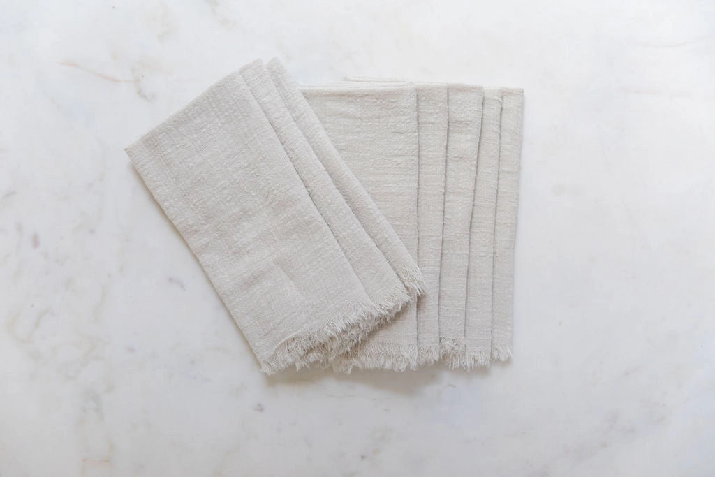 OATMEAL NAPKIN SET