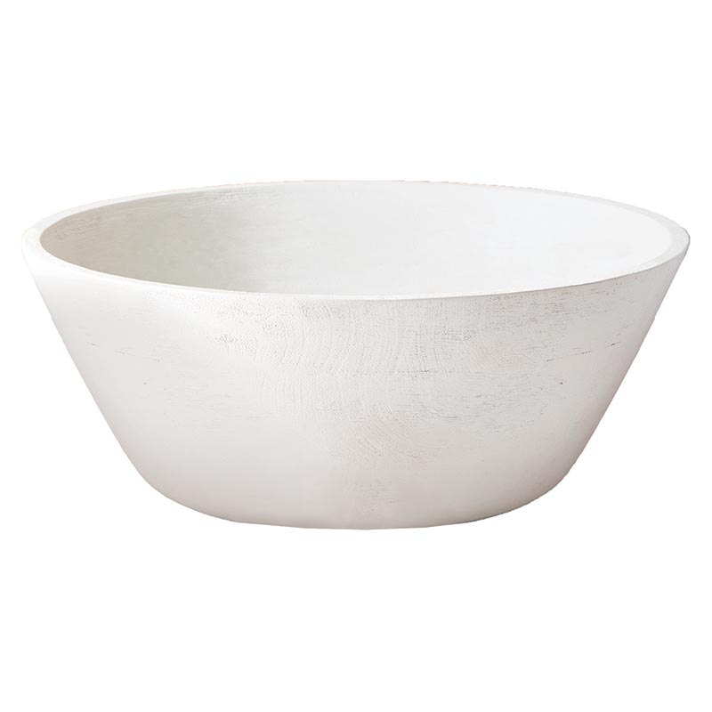 WHITE WOOD BOWL