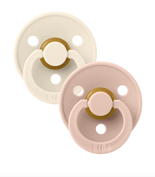 BIBS IVORY + BLUSH PACIFIER