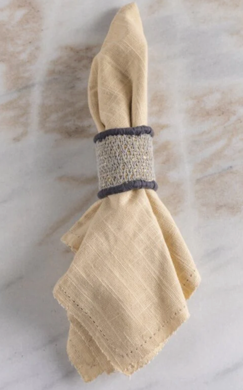 NAVY NAPKIN RING