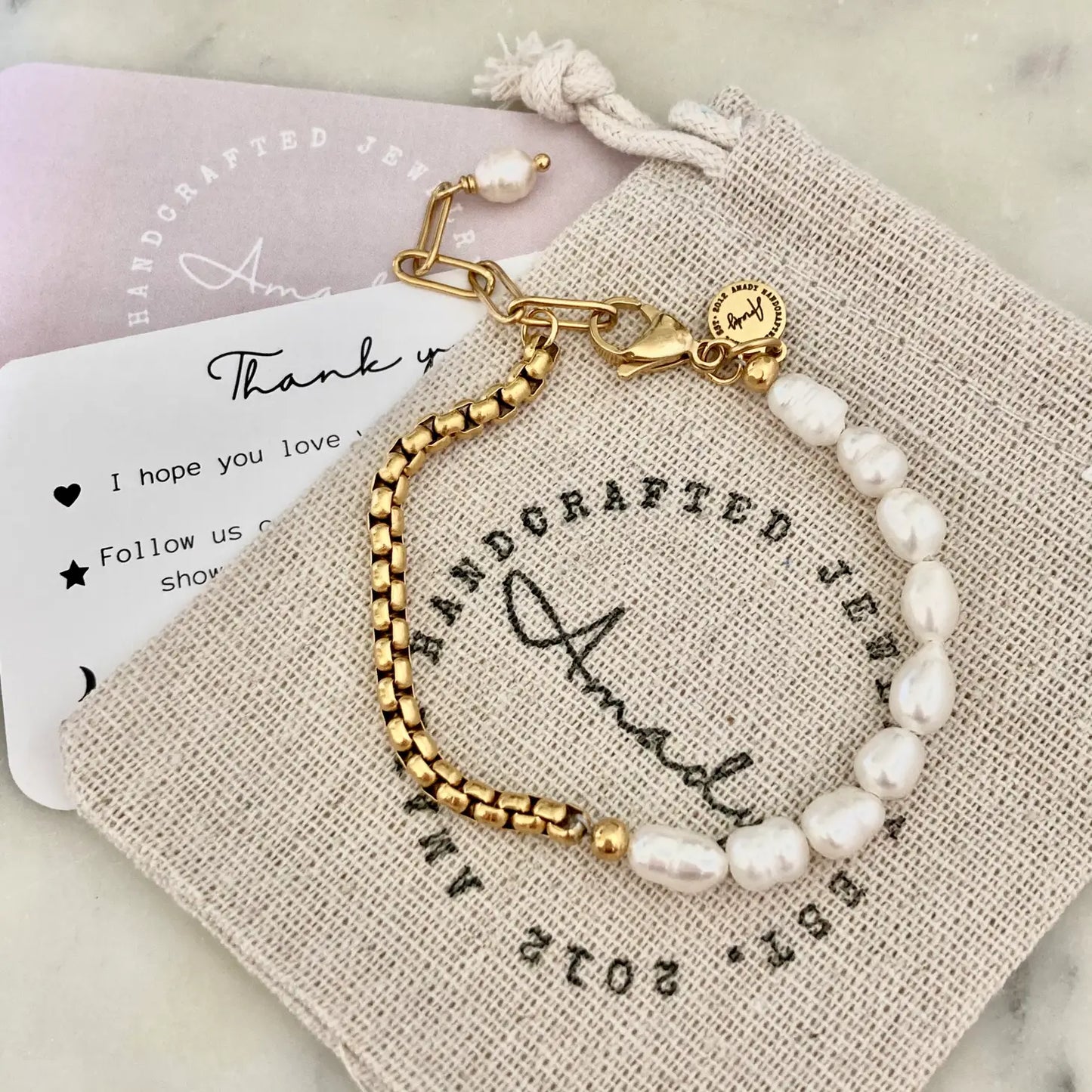 PEARL ADJUSTABLE BRACELET