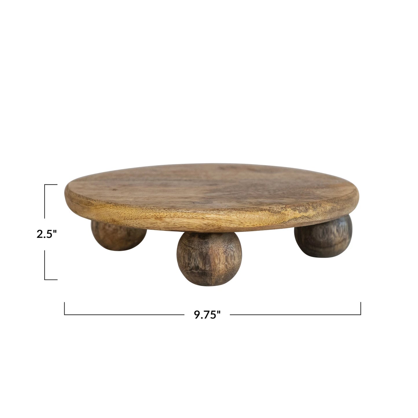 WOOD PEDESTAL