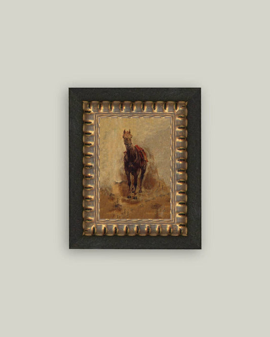 HORSE STUDY ANTIQUE ART