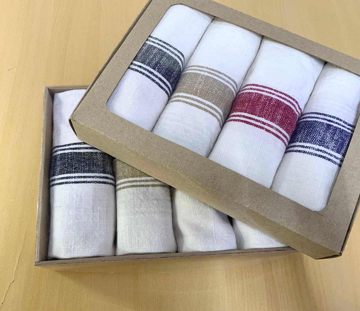 Set Of 4 Kitchen Towels in Gift Box