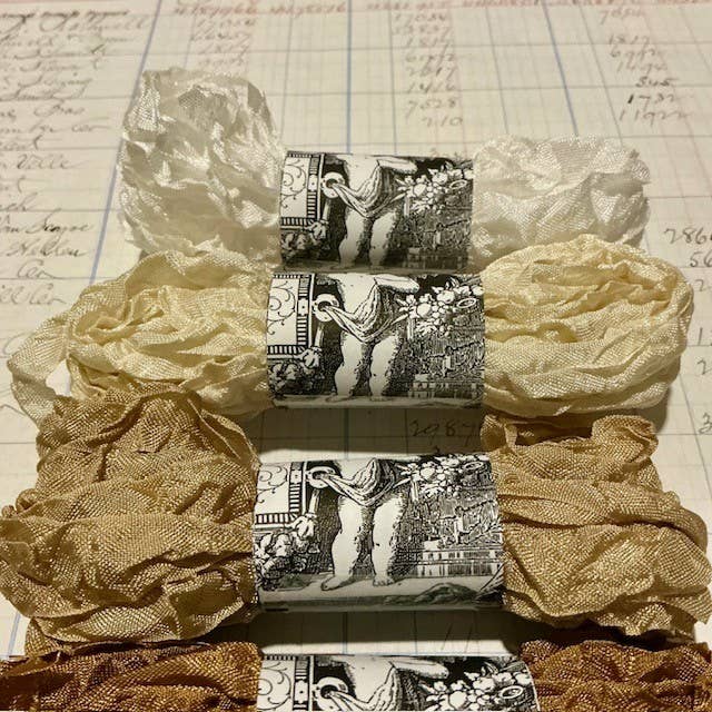 Crinkled Ribbon -colors vary