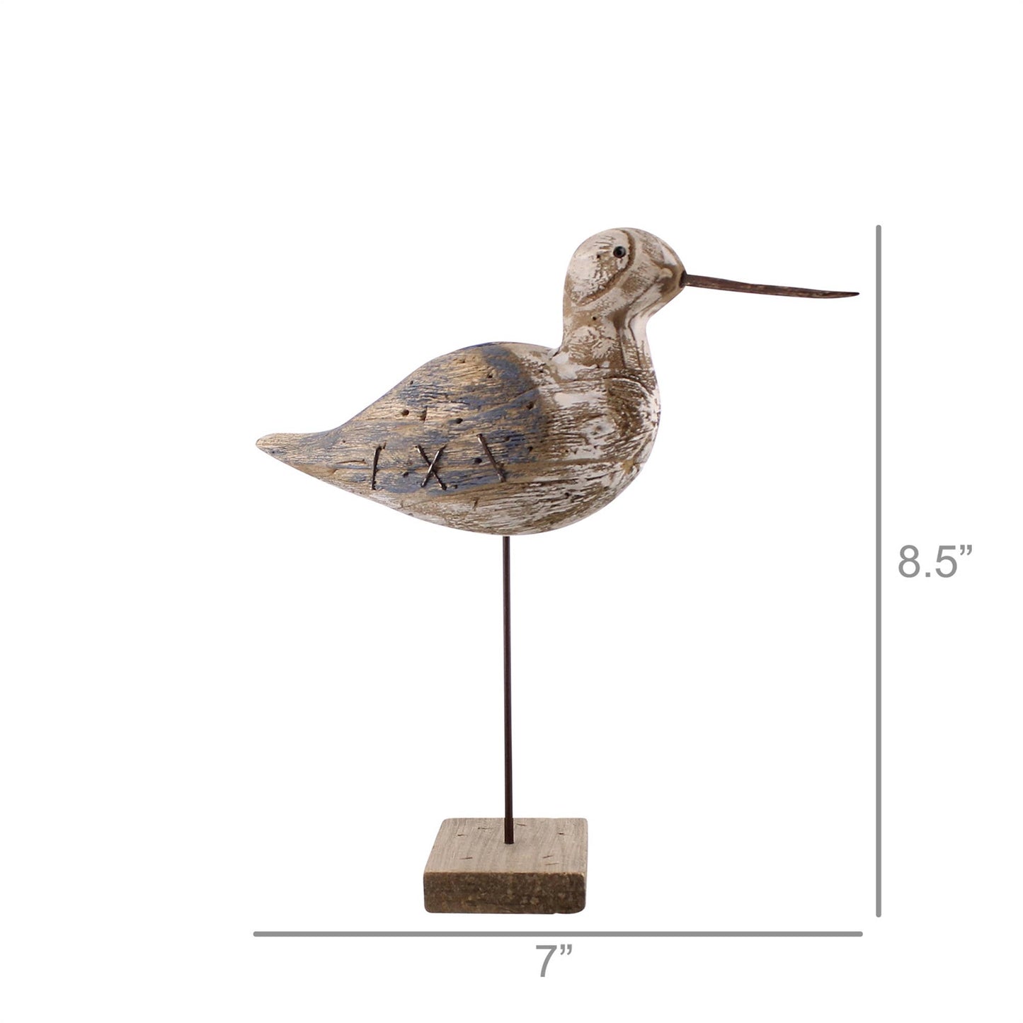 Kelso Wood Seagull - Sandpiper - Navy & Natural Wood