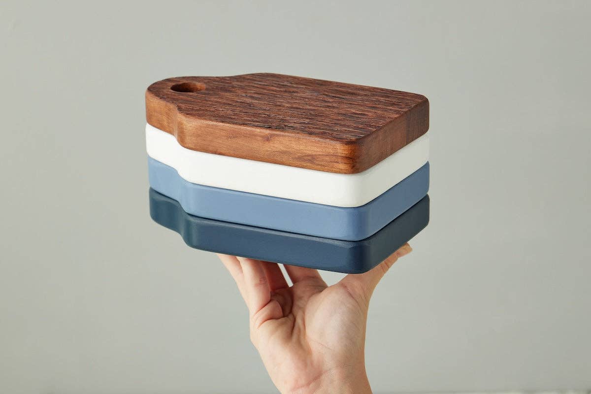 Dutch Cheese Board with Spreader, Small, Natural