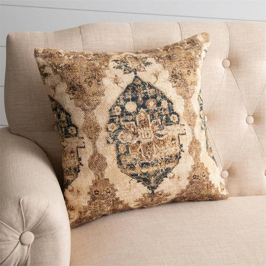 Pillow - Knubby Slub Antique Rug, Navy (Pk/02)