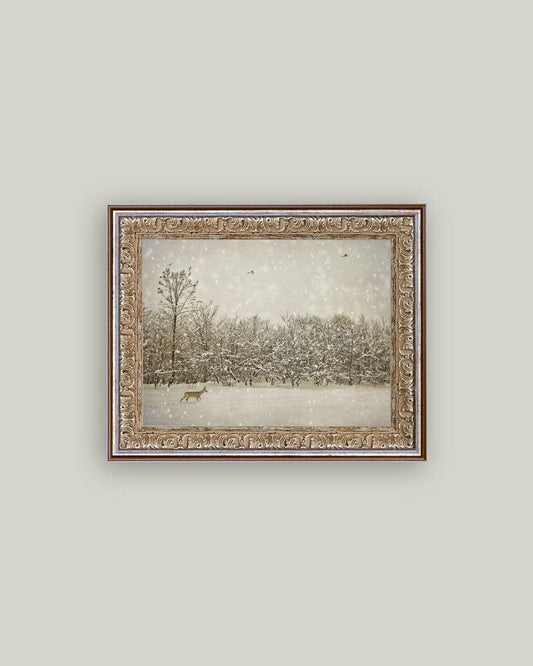 WINTER FAWN FRAMED ART
