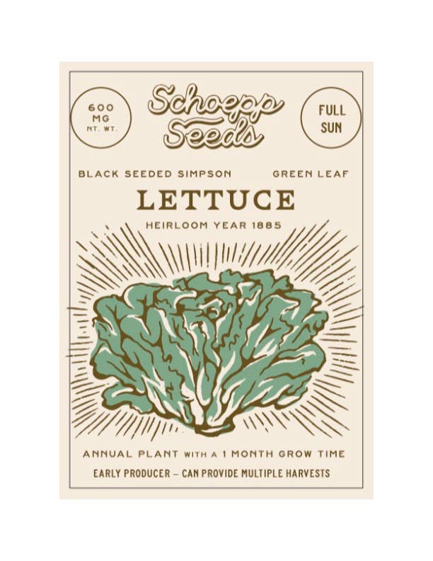 *Schoepp Seeds (Home and Garden Line)*