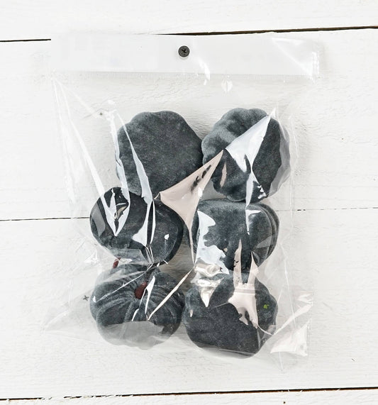 28149- small Velvet Pumpkin blue