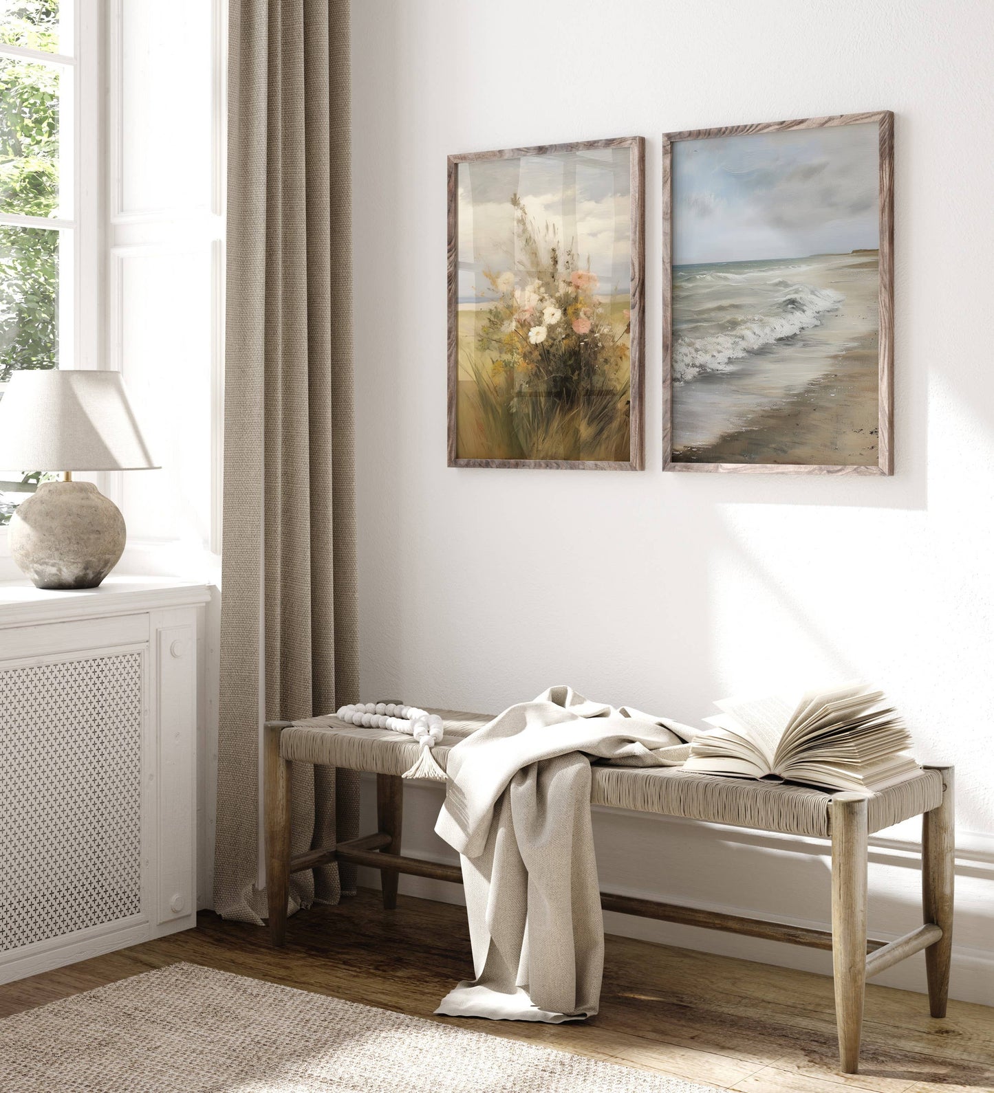 Seashore Art Print on Canvas