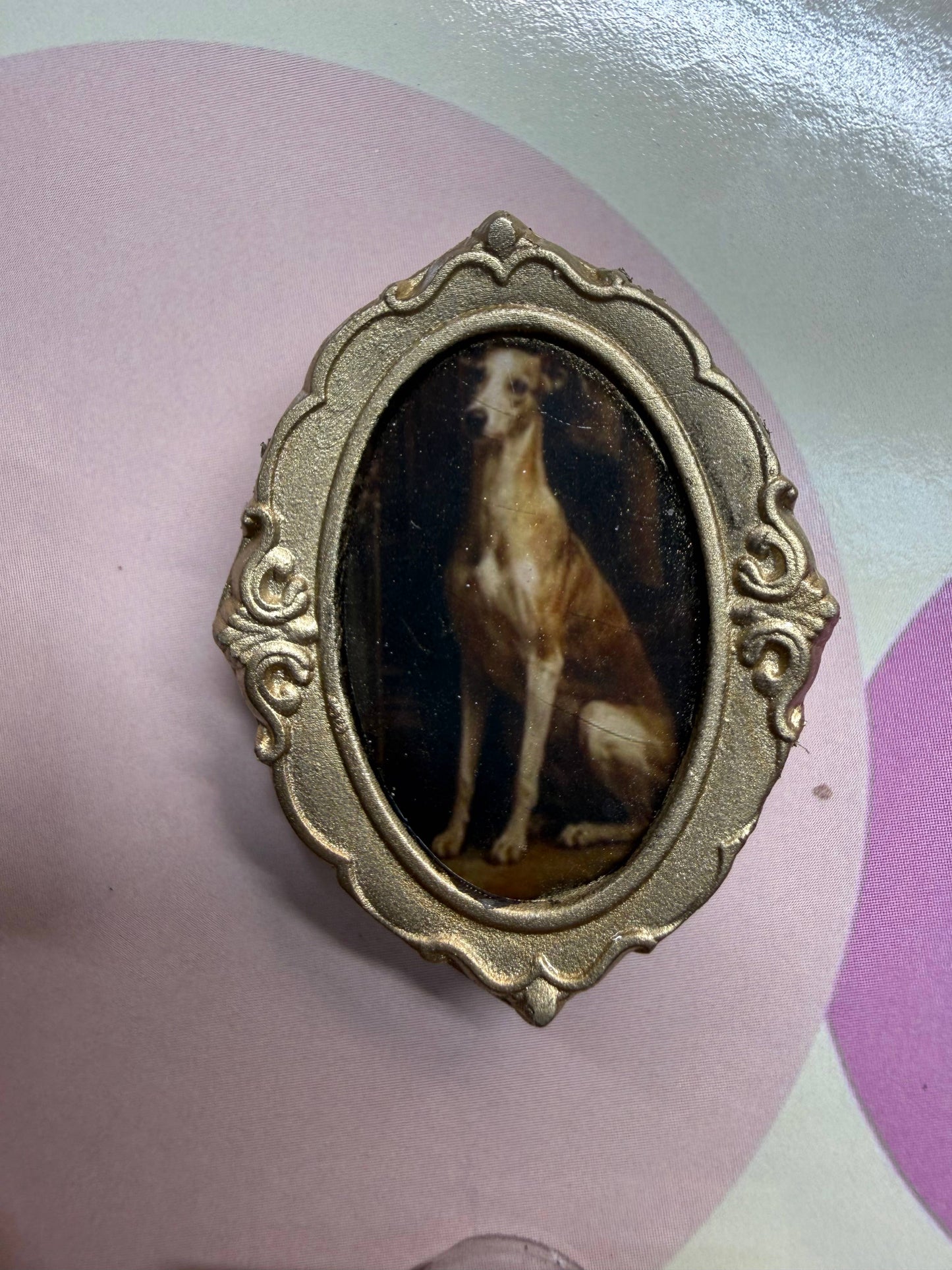 Handmade Magnets Antique dog canine images (Set of 4 each)