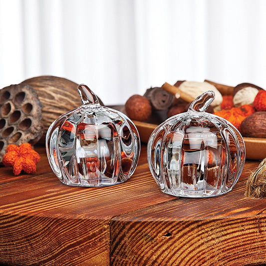 Harvest Pumpkin Salt & Pepper Shaker Set