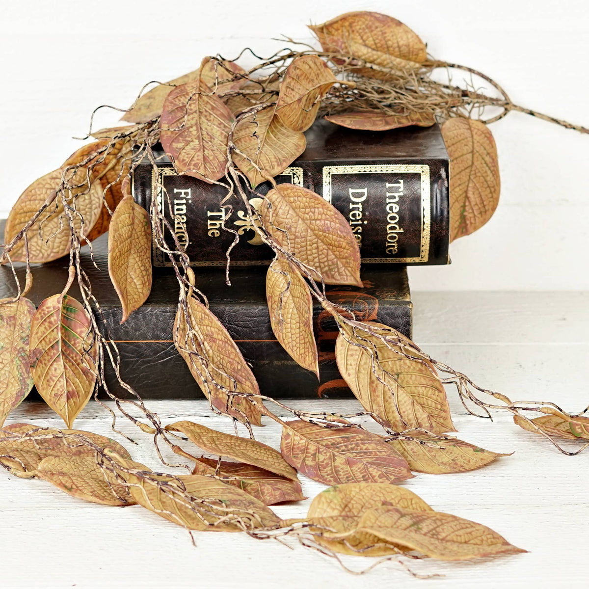 530966- 4ft Dripping Garland-Soft Touch Mini Magnolia Leaves