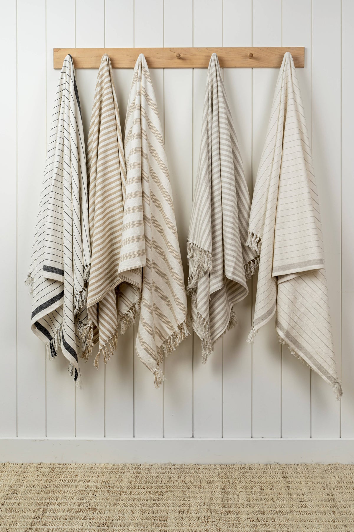 Bath Towel-French Stripe Hammam
