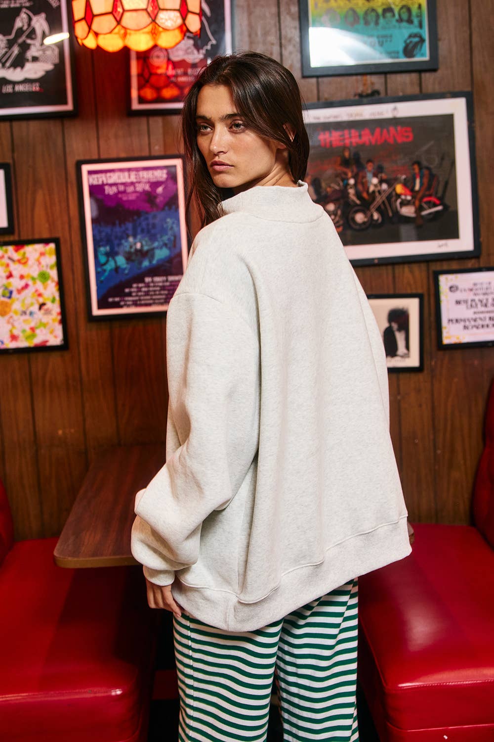 FALALA | 'FA LA LA & HO HO HO' Mock Neck Sweatshirt
