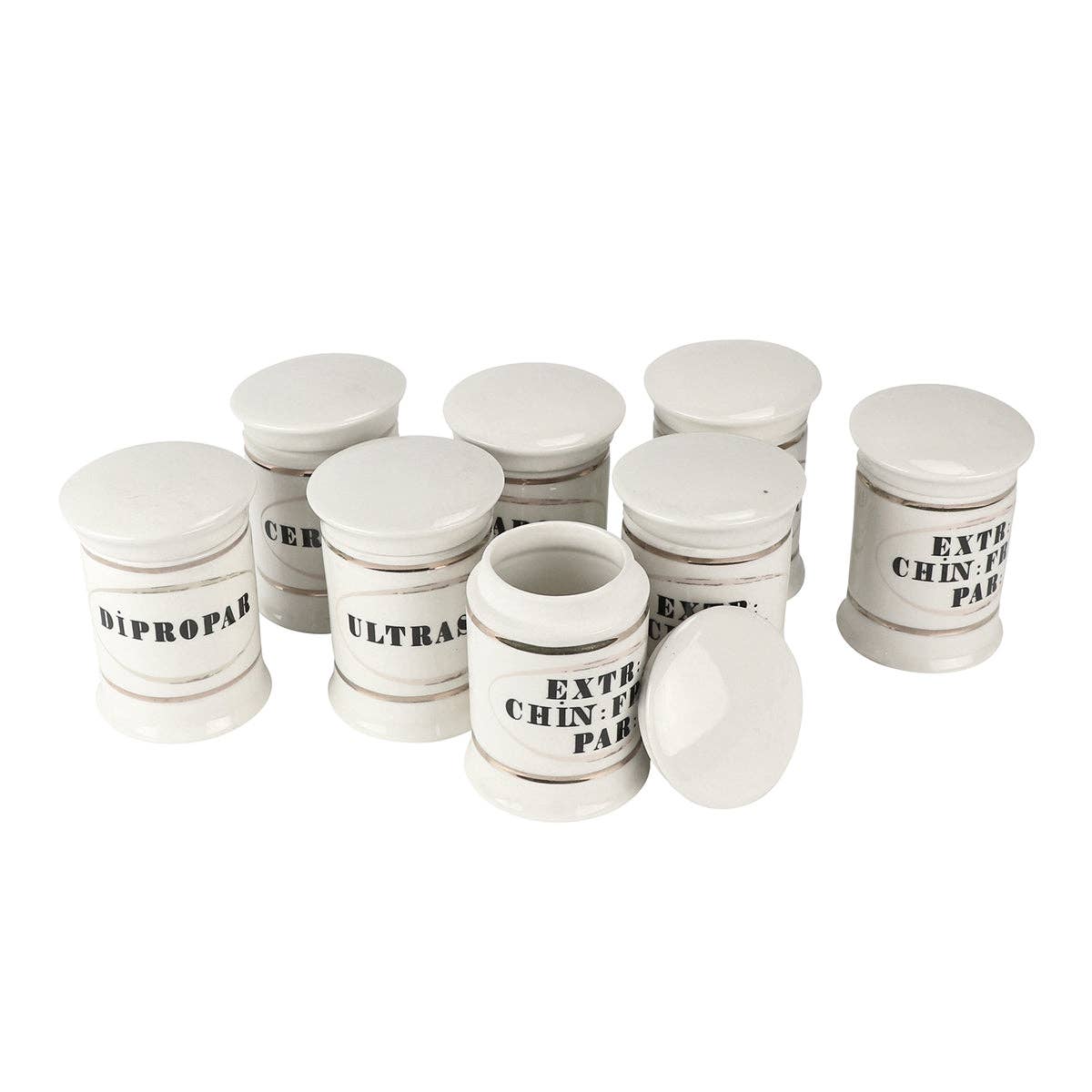 Small Ceramic Apothecary Jar