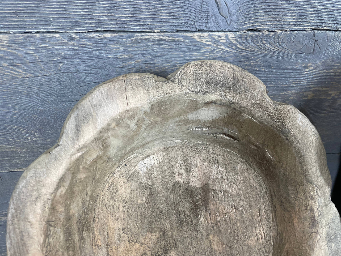NFC-Small Flower Dough Bowl-WH-10-12 inches