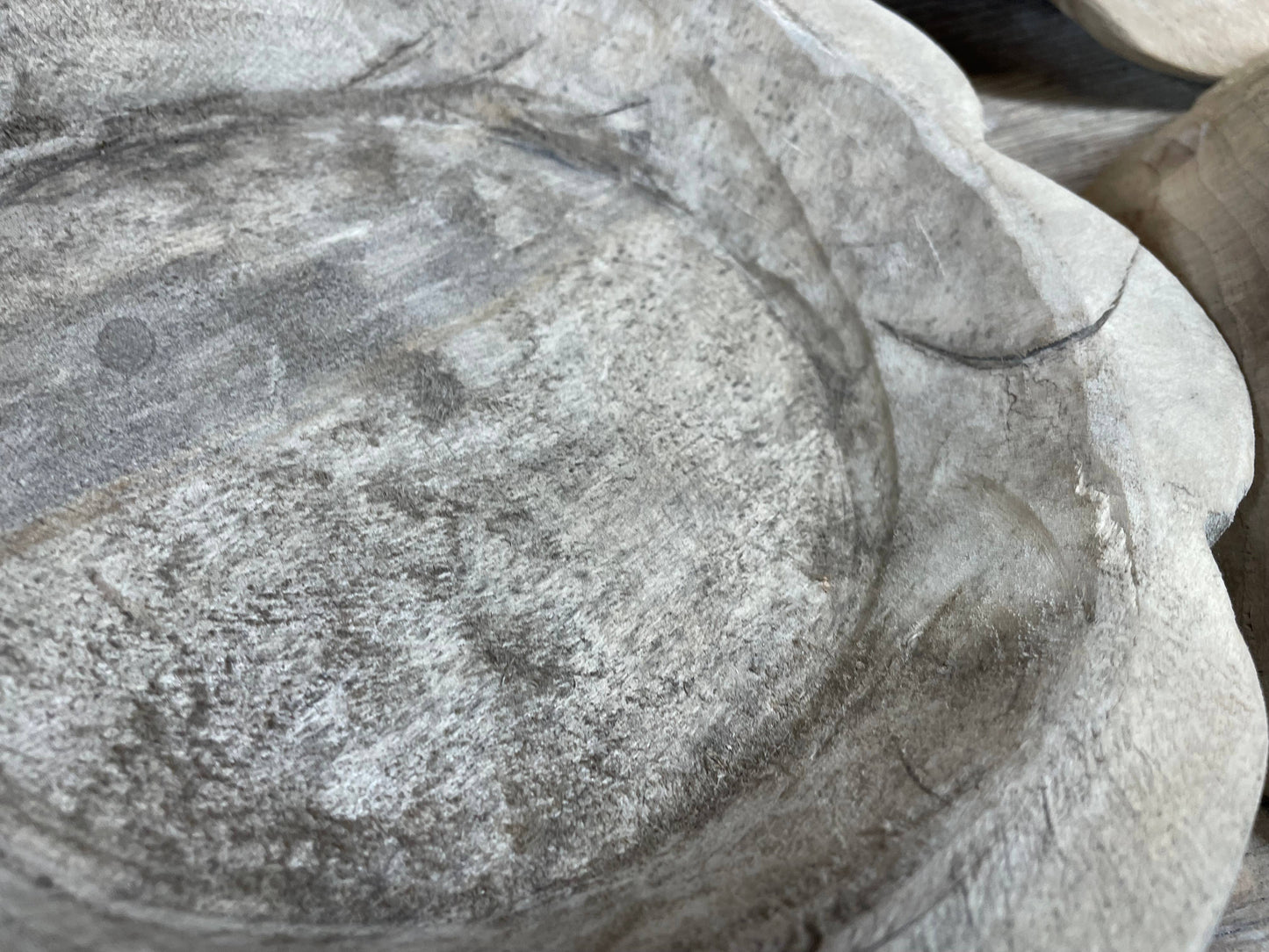 NFC-Small Flower Dough Bowl-WH-10-12 inches