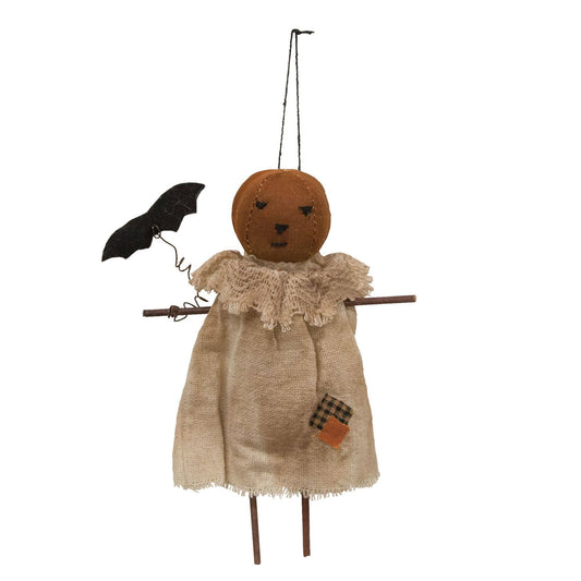 Patches Pumpkin Girl Ornament