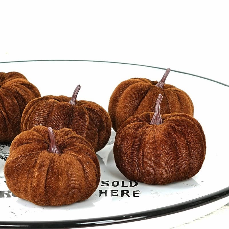 MINI VELVET PUMPKIN