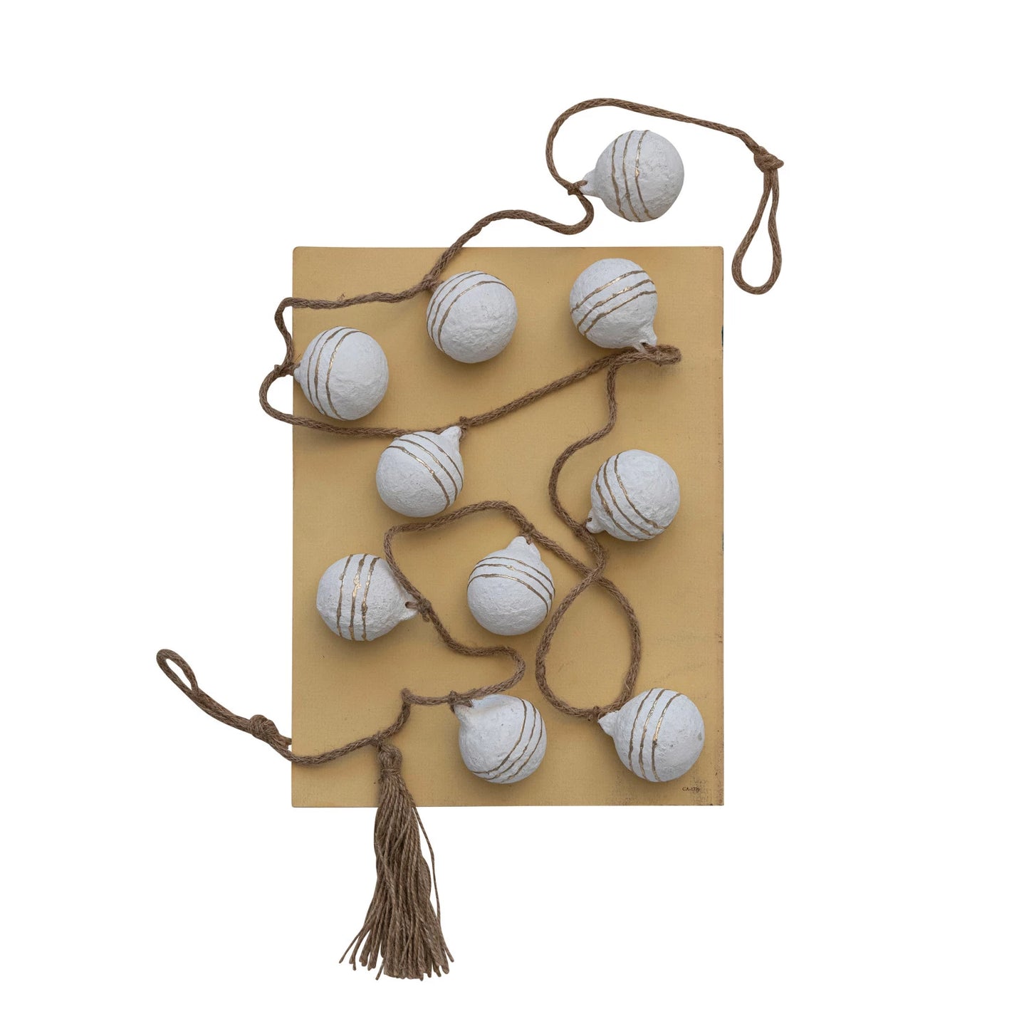 PAPER MACHE BALL GARLAND