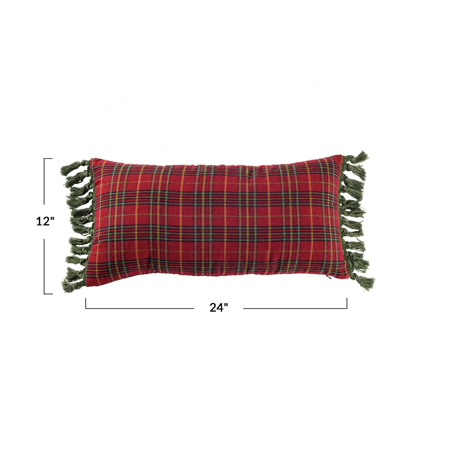 PLAID LUMBAR PILLOW