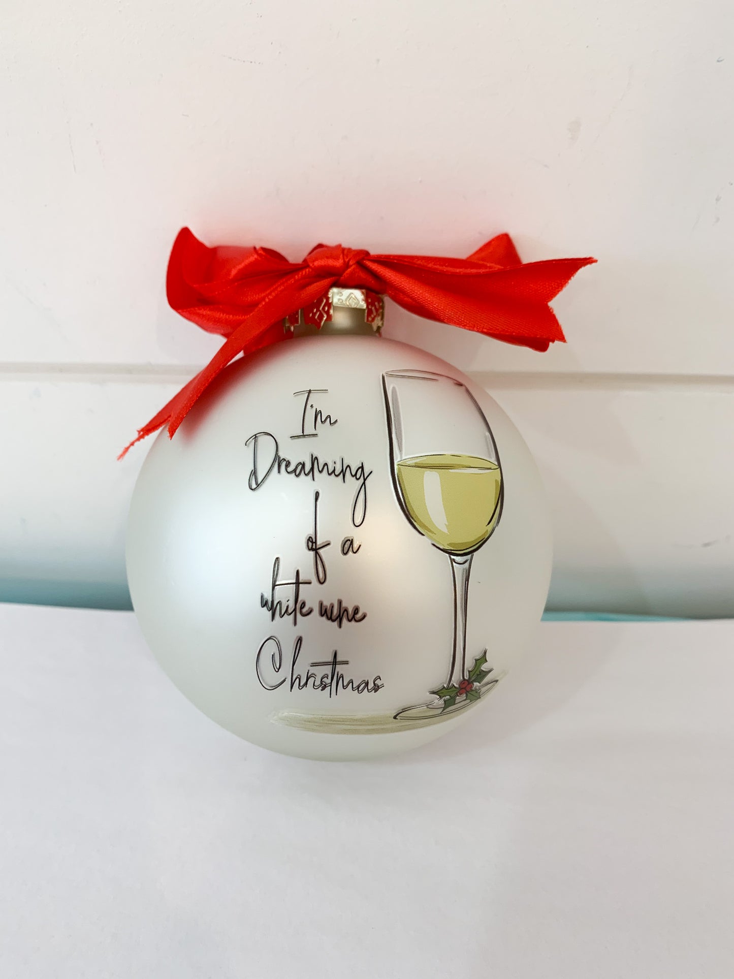 WINE CHRISTMAS ORNAMENT