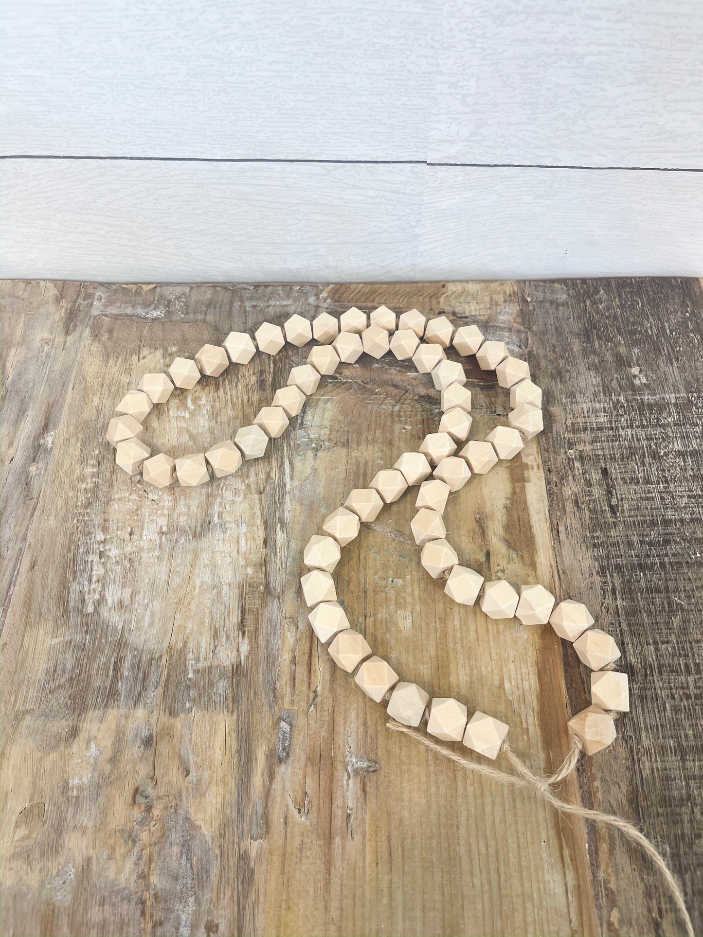 GEOMETRIC WOOD BEADS