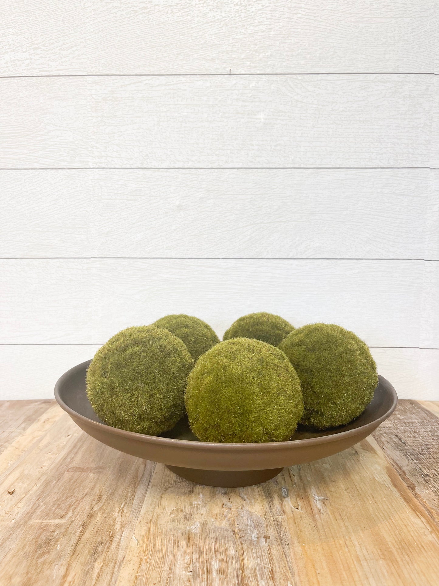 FAUX MOSS BALL