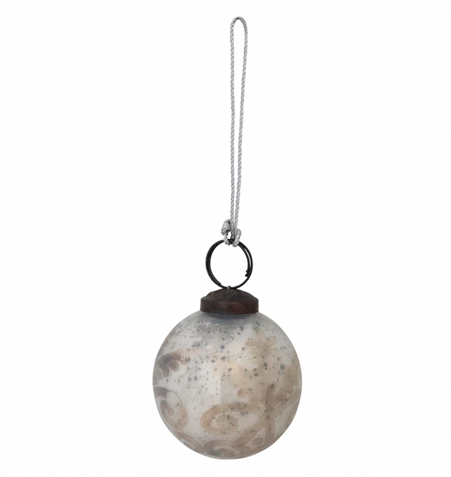 PEWTER MERCURY BALL ORNAMENT