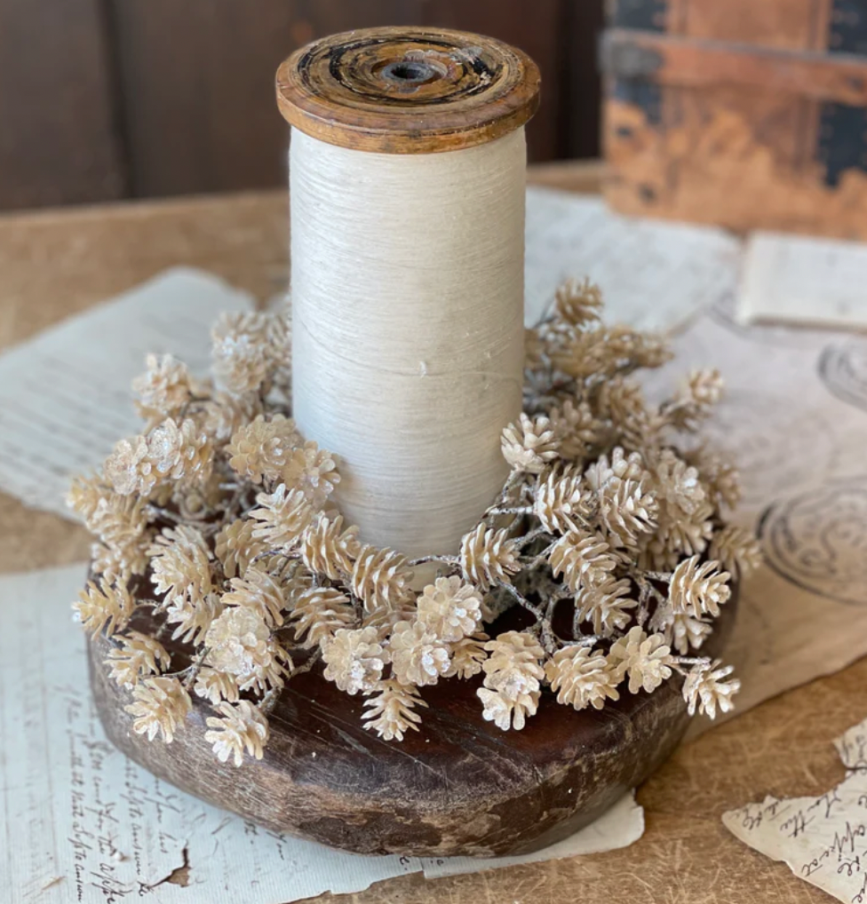 PEARL CONE CANDLE RING